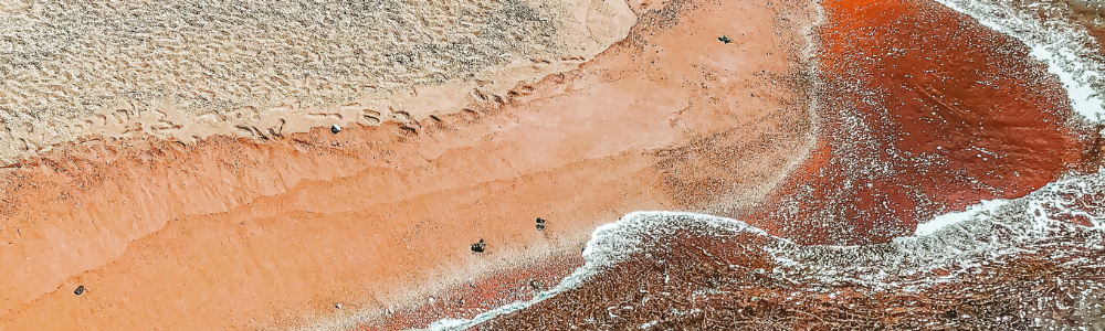 red sand beach Maui